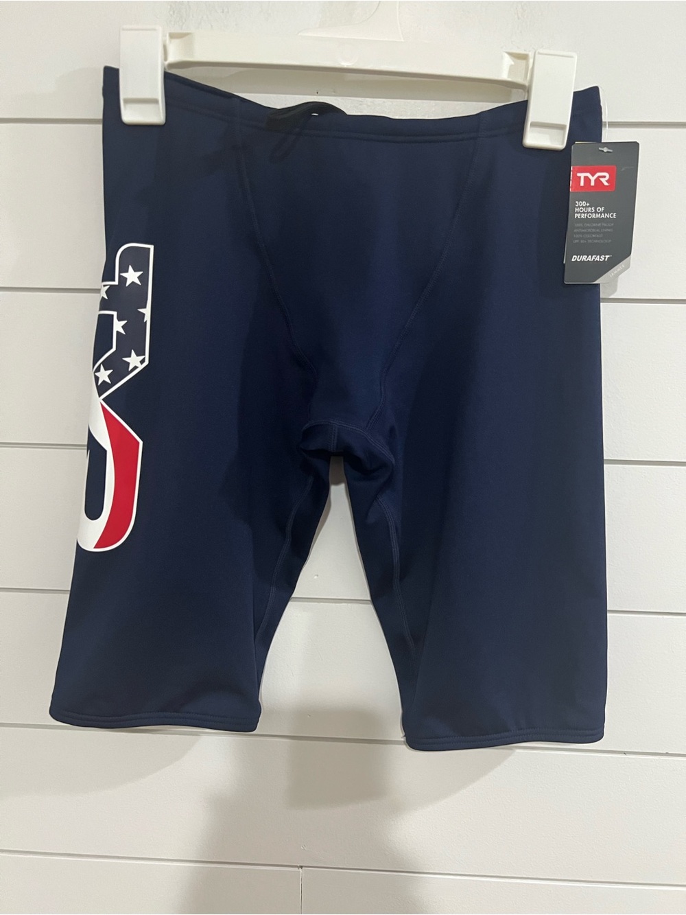 TYR Navy Allover Mens Jammer
